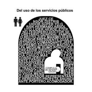 "Sobre el uso de los servicios públicos" | Poesía visual